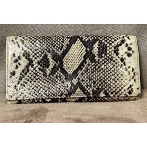 Vintage "Made In Western Germany" Snake Wallet, Unique Kiss Clasp